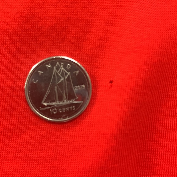 Women’s Red Lacoste Pima Cotton T Shirt Size 40 - Picture 7 of 7